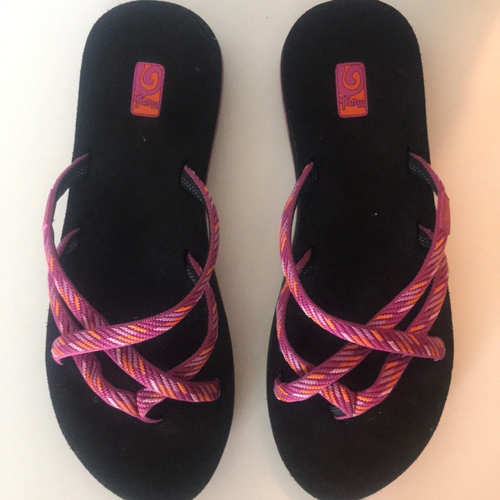 TEVA mush slip on sandals